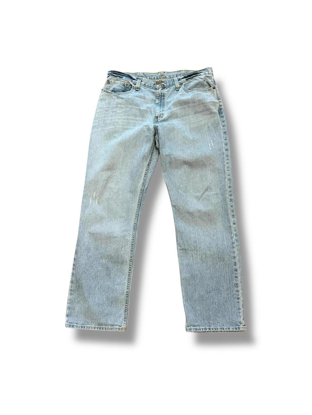 Men's Light Wash Straight Leg Denim